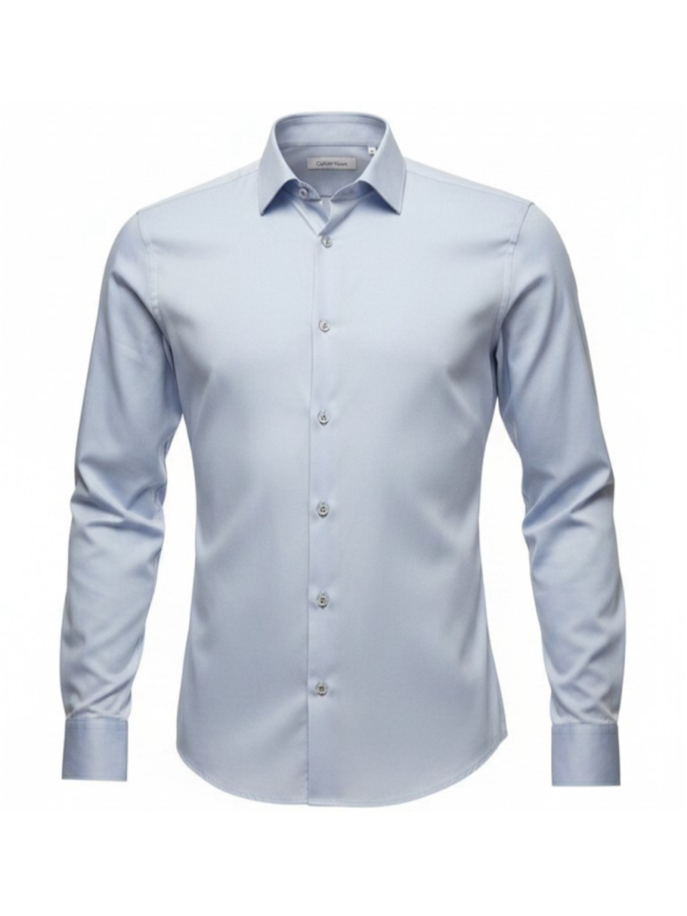 Calvin Klein Boys Modern Regular Fit Gray Long-Sleeves Dress Shirt Size 14 NWT